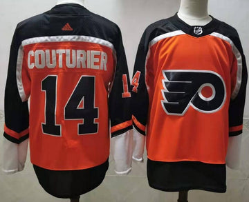Sean Couturier Philadelphia Flyers orange jersey