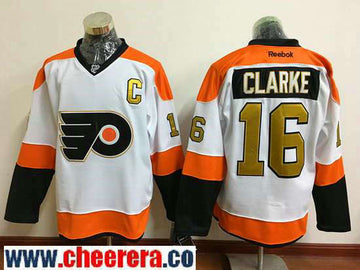Bobby Clarke Philadelphia Flyers white jersey