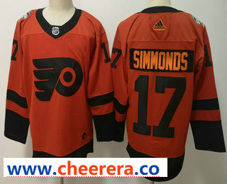 Wayne Simmonds Philadelphia Flyers orange Stadium Series jersey