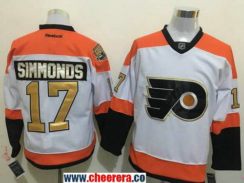 Wayne Simmonds Philadelphia Flyers white jersey