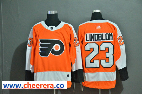 Oskar Lindblom Philadelphia Flyers orange jersey