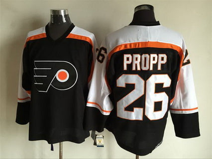 Brian Propp Philadelphia Flyers black Throwback jersey