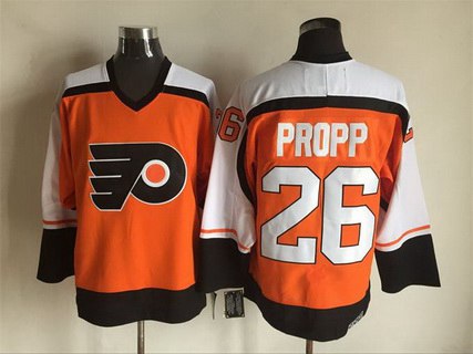 Brian Propp Philadelphia Flyers orange Throwback jersey