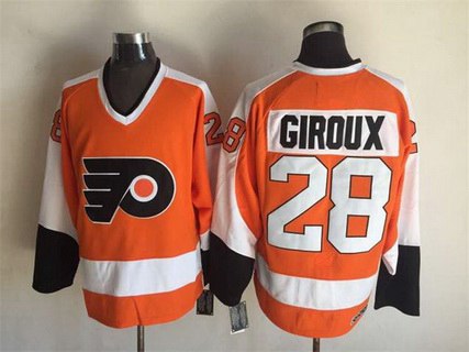 Claude Giroux Philadelphia Flyers orange Throwback jersey