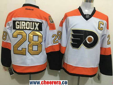 Claude Giroux Philadelphia Flyers white jersey
