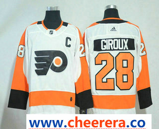 Claude Giroux Philadelphia Flyers white jersey