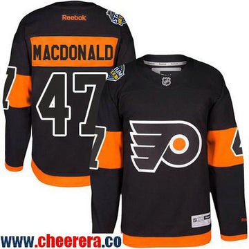 Andrew MacDonald Philadelphia Flyers black Stadium Series jersey