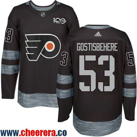 Shayne Gostisbehere Philadelphia Flyers black jersey