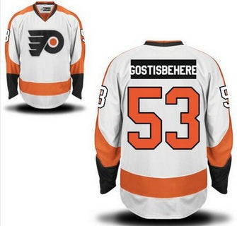 Shayne Gostisbehere Philadelphia Flyers Reebok Philadelphia Flyers white Away jersey
