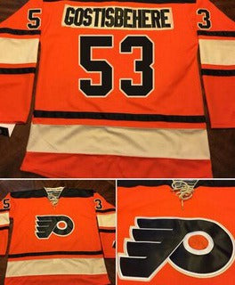 Shayne Gostisbehere Reebok Philadelphia Flyers orange Alternate jersey