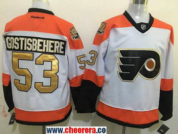 Shayne Gostisbehere Philadelphia Flyers white jersey