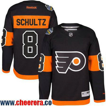 Dave Schultz Philadelphia Flyers black Stadium Series jersey