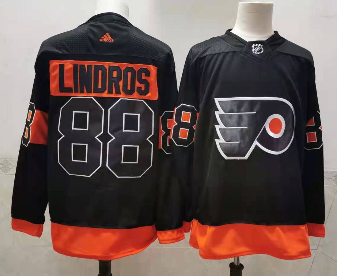 Eric Lindros Philadelphia Flyers black jersey
