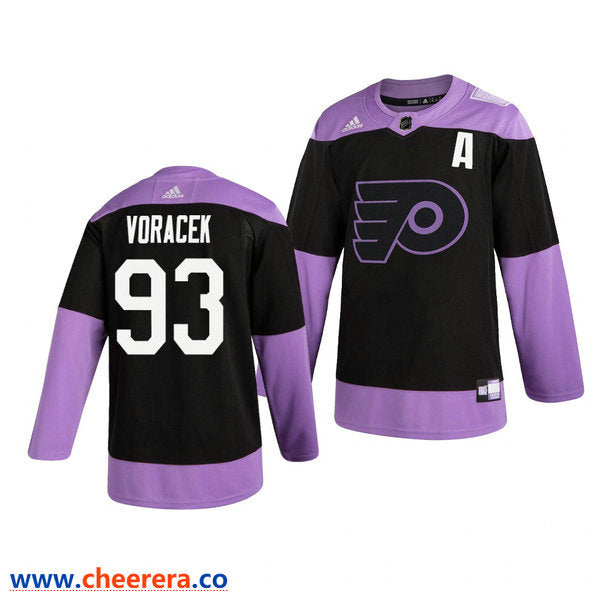 Jakub Voracek Philadelphia Flyers black jersey