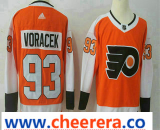 Jakub Voracek Philadelphia Flyers orange Home jersey