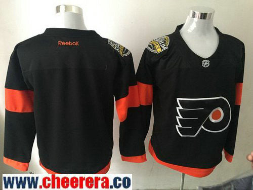 Custom Philadelphia Flyers black Stadium Series jersey