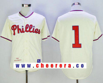 Chuck Klein Philadelphia Phillies cream Throwback jersey