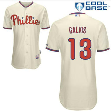 Freddy Galvis Philadelphia Phillies cream jersey