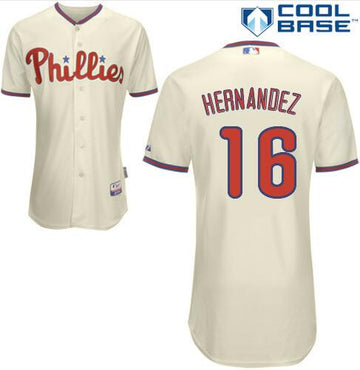 Cesar Hernandez Philadelphia Phillies cream jersey