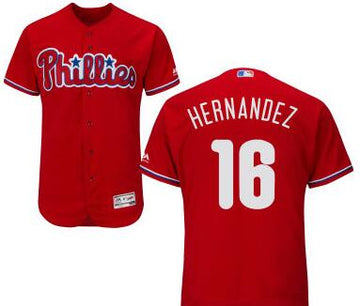 Cesar Hernandez Philadelphia Phillies red jersey