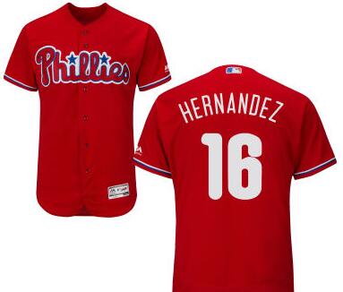 Cesar Hernandez Philadelphia Phillies red jersey