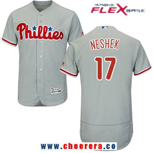 Pat Neshek Philadelphia Phillies gray Road jersey
