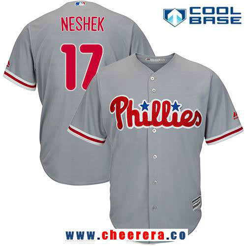 Pat Neshek Philadelphia Phillies white Home jersey