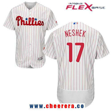 Pat Neshek Philadelphia Phillies white Home jersey