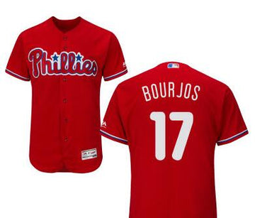 Peter Bourjos Philadelphia Phillies red jersey