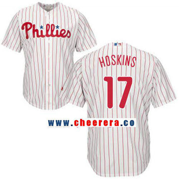 Rhys Hoskins Philadelphia Phillies white Home jersey