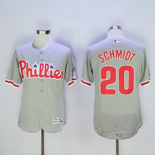 Mike Schmidt Philadelphia Phillies gray Road jersey