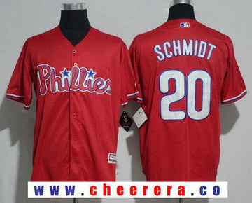 Mike Schmidt Retried Philadelphia Phillies red jersey