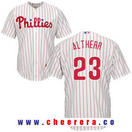 Aaron Altherr Philadelphia Phillies white Home jersey