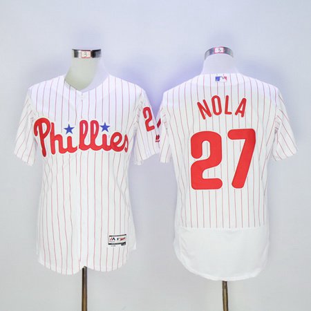 Aaron Nola Philadelphia Phillies white jersey