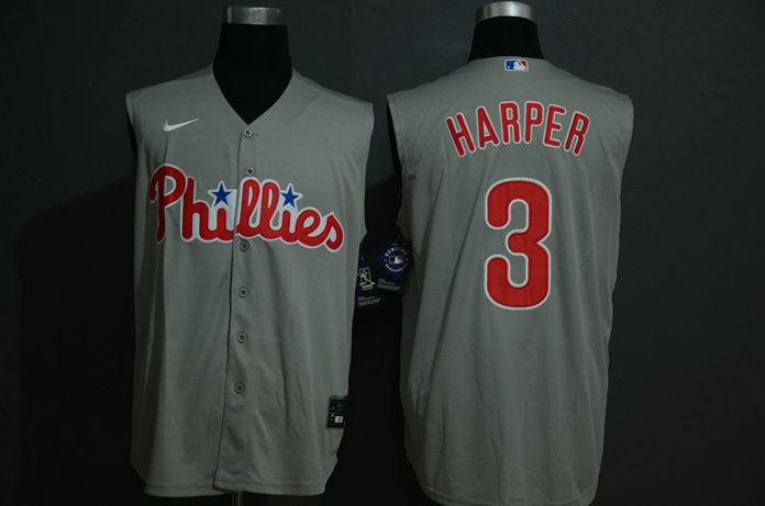 Bryce Harper Philadelphia Phillies gray jersey