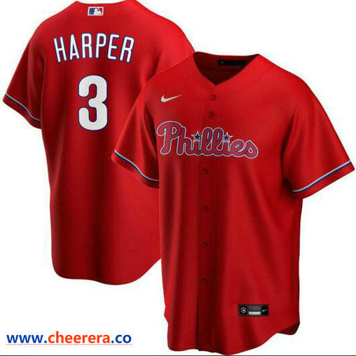 Bryce Harper Philadelphia Phillies red jersey