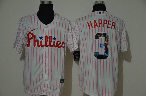 Bryce Harper Philadelphia Phillies white jersey