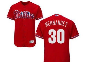 David Hernandez Philadelphia Phillies red jersey