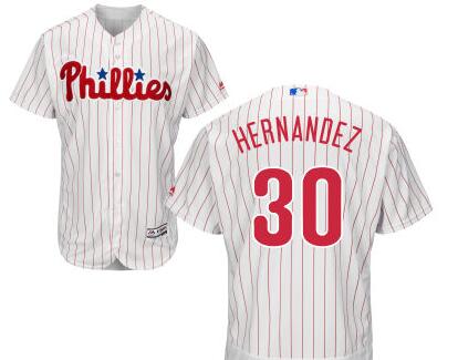 David Hernandez Philadelphia Phillies white Home jersey