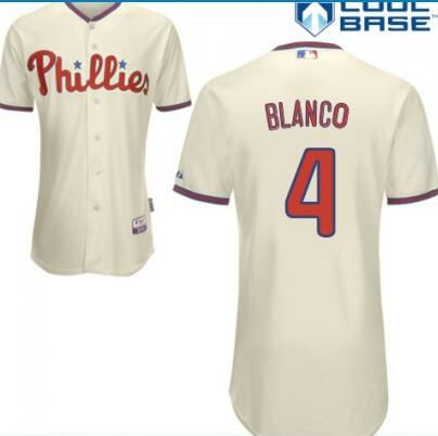 Andres Blanco Philadelphia Phillies cream jersey