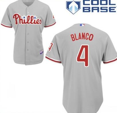 Andres Blanco Philadelphia Phillies gray Road jersey