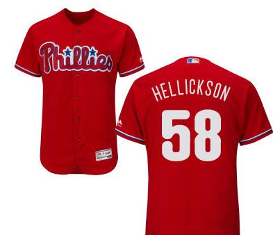 Jeremy Hellickson Philadelphia Phillies red jersey