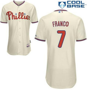 Maikel Franco Philadelphia Phillies cream jersey