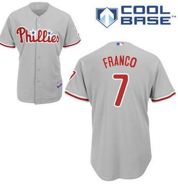 Maikel Franco Philadelphia Phillies gray Road jersey