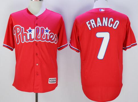 Maikel Franco Philadelphia Phillies red jersey