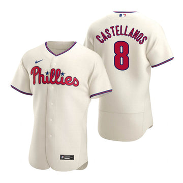 Nick Castellanos Philadelphia Phillies cream jersey