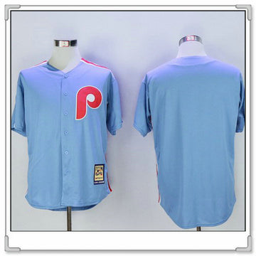 Custom Philadelphia Phillies blue Cooperstown jersey