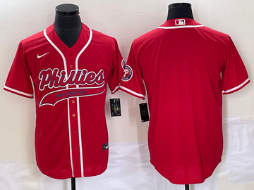 Custom Philadelphia Phillies red jersey
