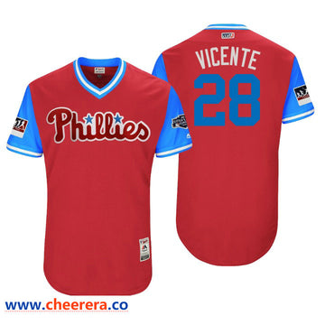 Little League Philadelphia Phillies scarlet Classic jersey