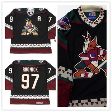 Jeremy Roenick Utah Mammoth black Throwback jersey